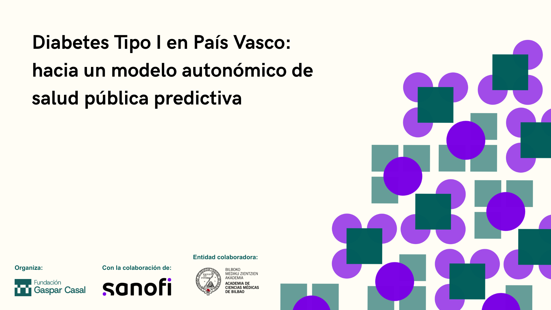 Jornada Diabetes Tipo I en País Vasco: hacia un modelo autonómico de salud pública predictiva